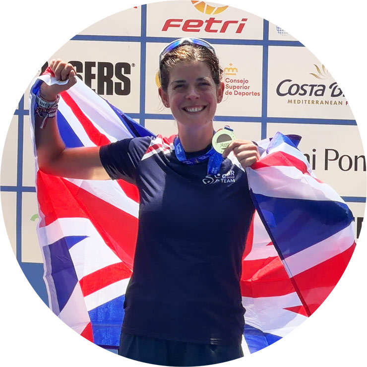 sprint duathlon and silver medalist